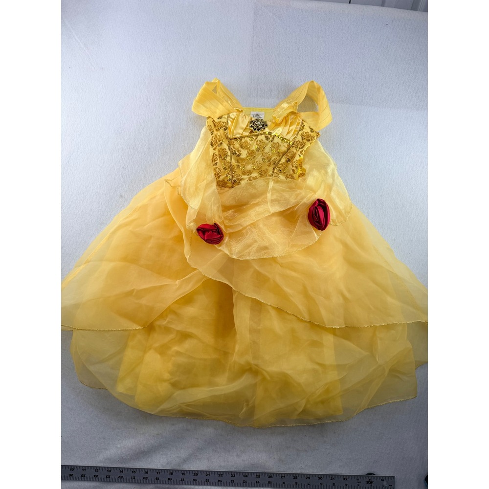 Disney Castle Collection Belle Beauty and the Beast Costume Dress Yellow 5/6